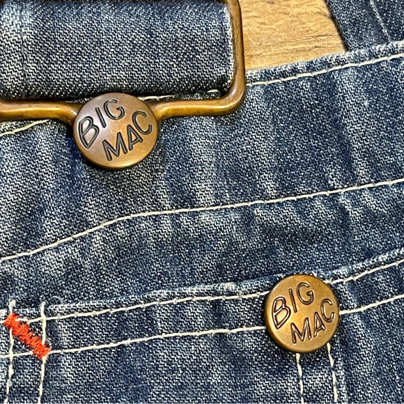 True Vintage | Big Mac | 1970s Union Made Denim Overalls - Picture 9 of 14